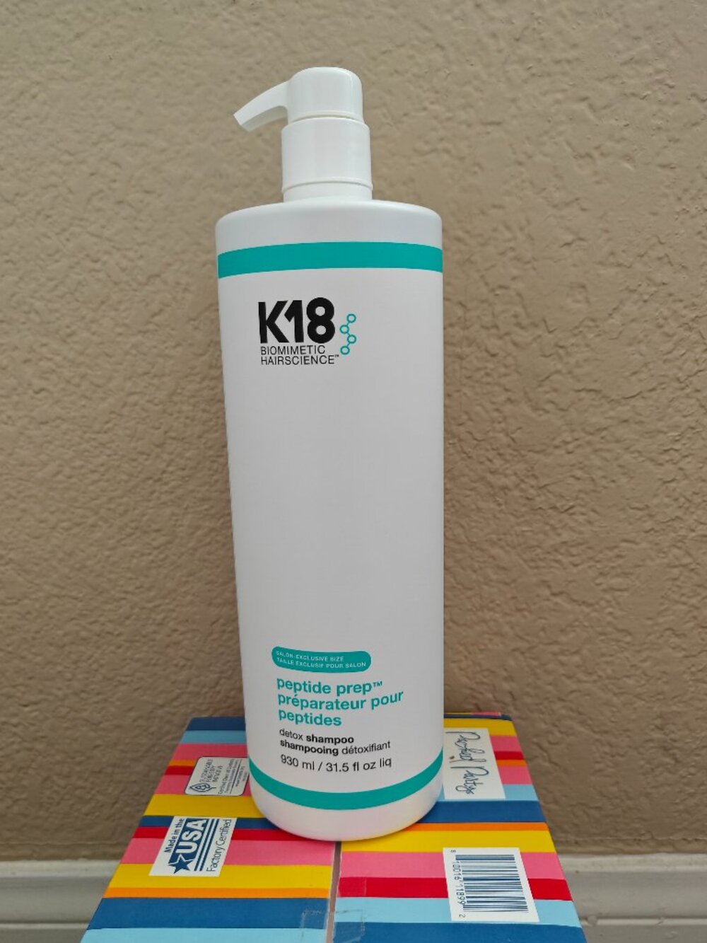 K18 Peptide prep detox shampoo 31.5 oz New unopened